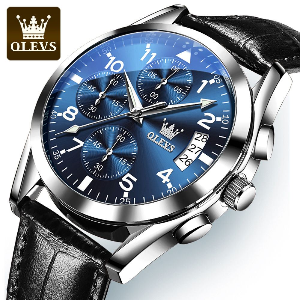 Luxury Watch Magazine - OLEVS 2878 Luxury Men's Watches Waterproof
