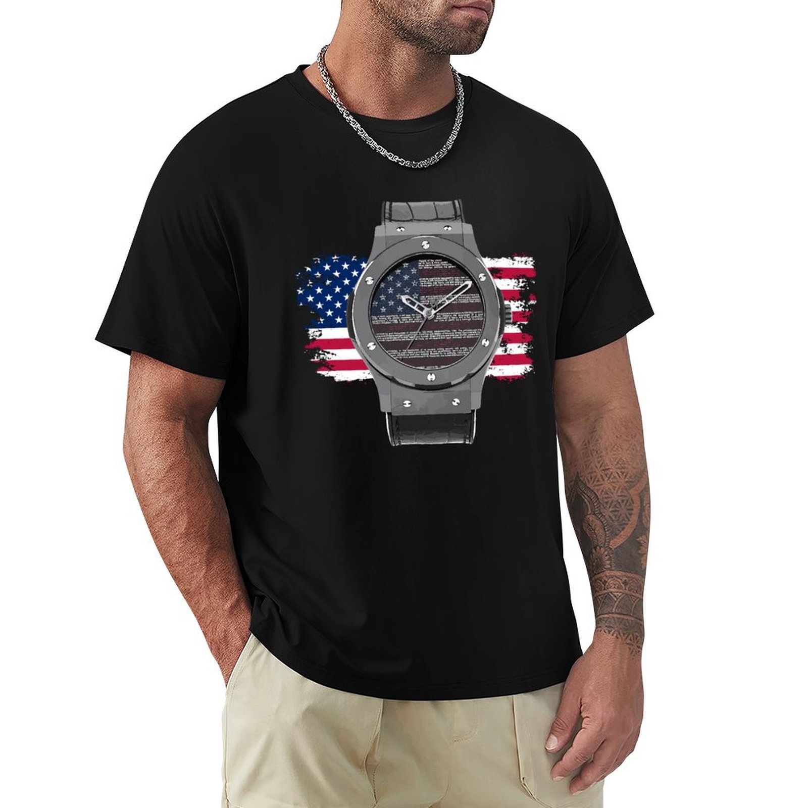 Luxury Watch Drawing - LUXURY WATCH DRAWING T-Shirt Urban Style