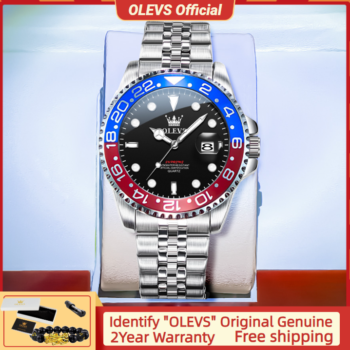 Luxury Watch Moon Phase - OLEVS 5657 Original Brand Men's Watch