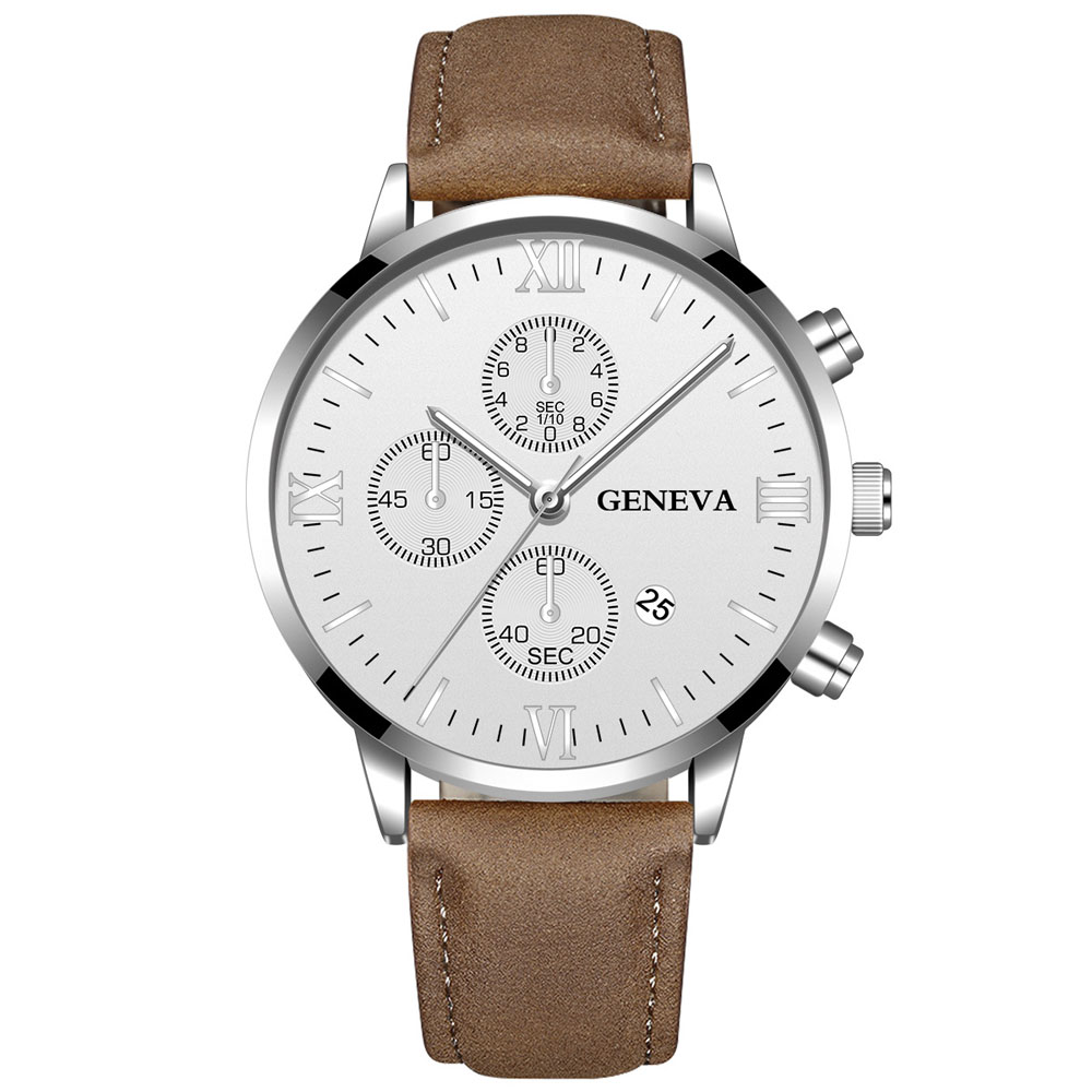 Luxury Watch Magazine - Geneva Fashion Men Date Alloy Case