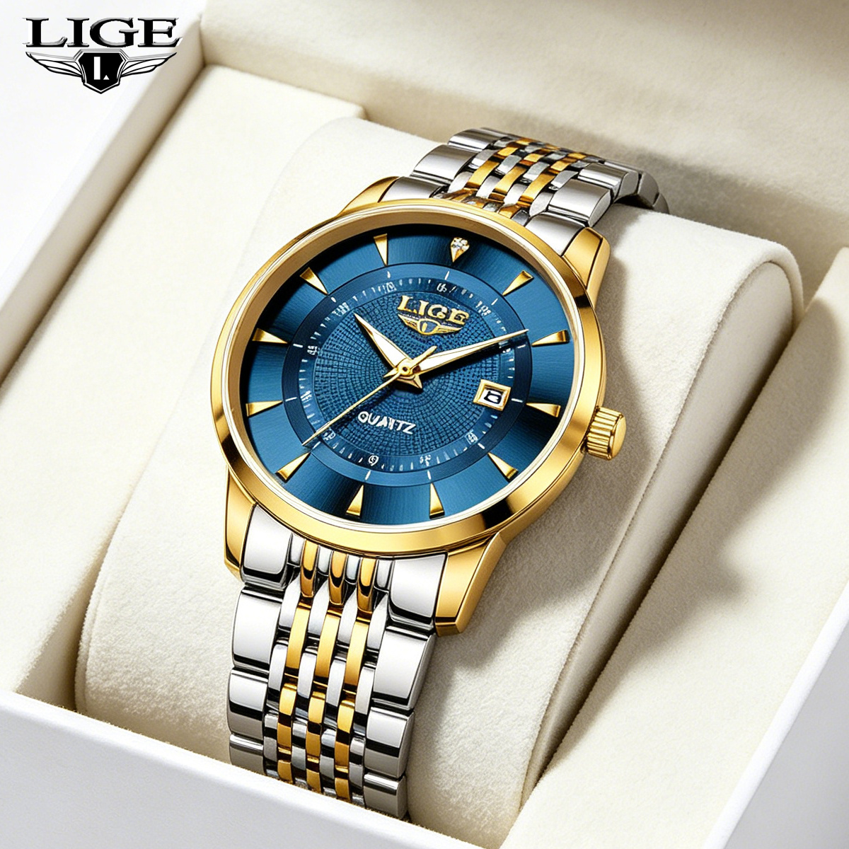 Luxury Watch And Bracelet - LIGE New 2025 Luxury Man Watch