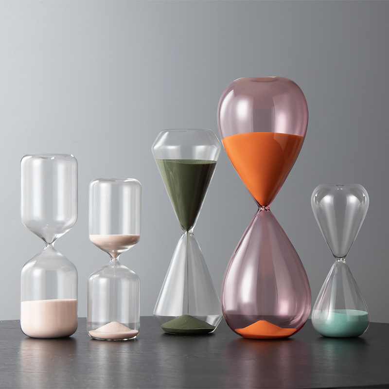 Table Watch Luxury - High Borosilicate Glass Hourglass Creative Colors