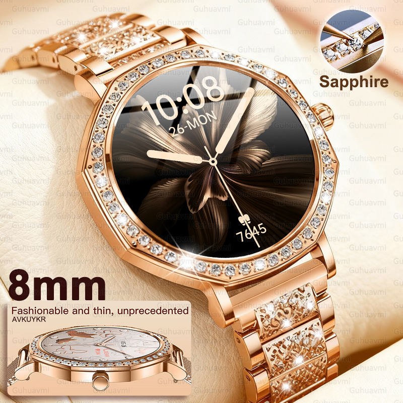 Luxury Watch In The World - 2025 New Ladies' Fashion Smartwatch Diamond
