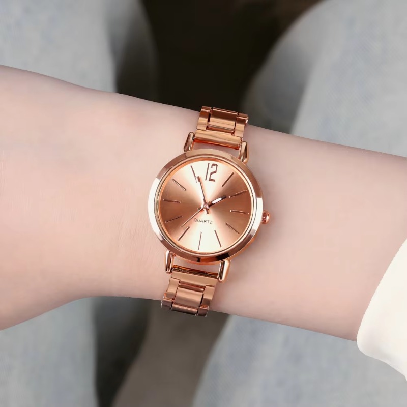 Luxury Watch For Girls - 2pcs Set Watch Luxury Women Simple