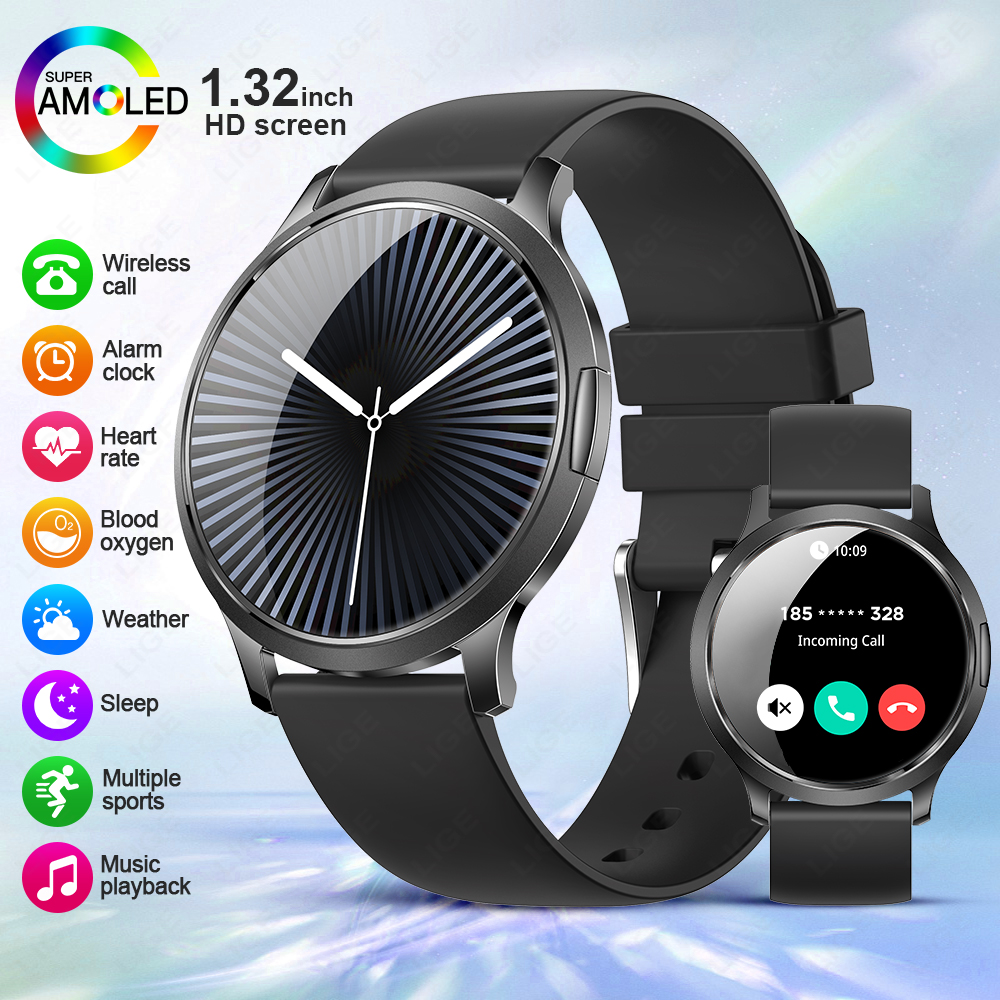 Luxury Watch In The World - New LIGE Ultra-thin AMOLED HD Screen