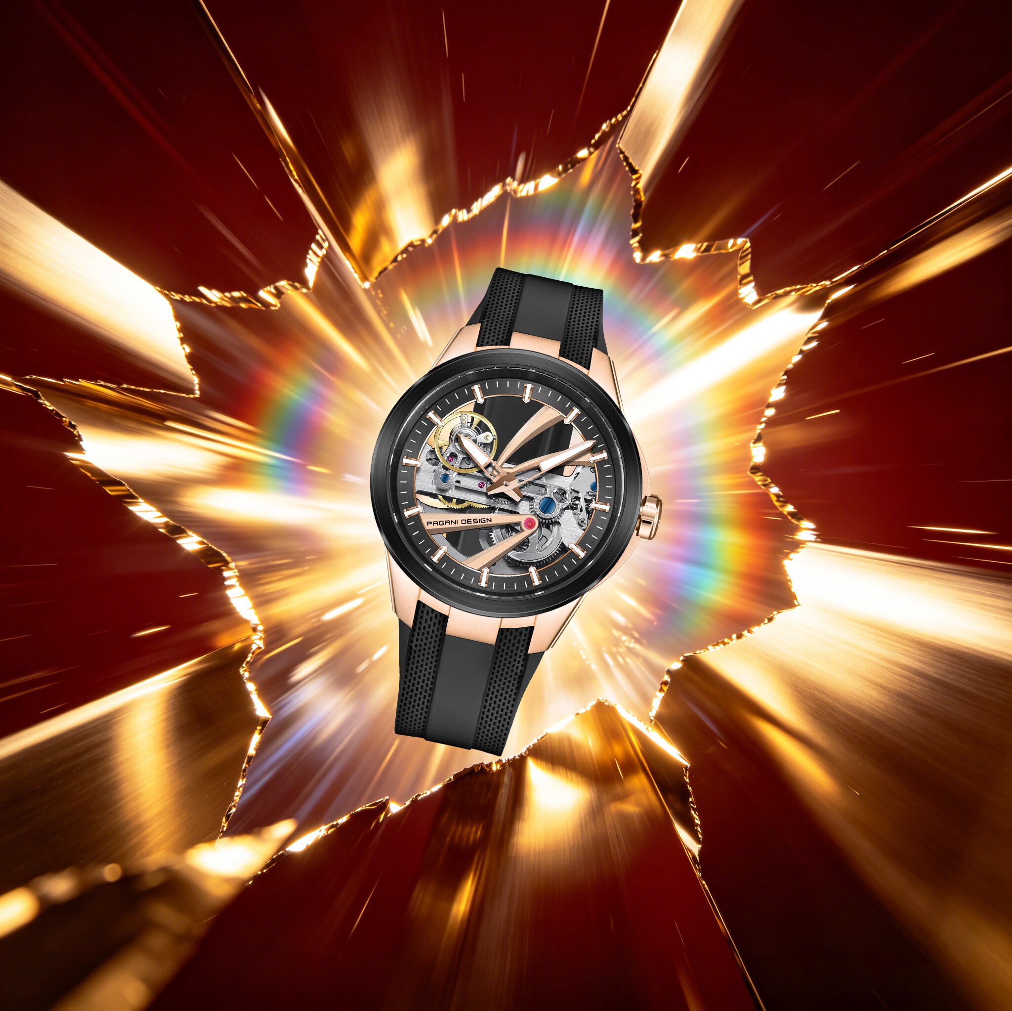 PAGANI DESIGN Extraordinary De - Luxury Watch All Black ulasan dan harga