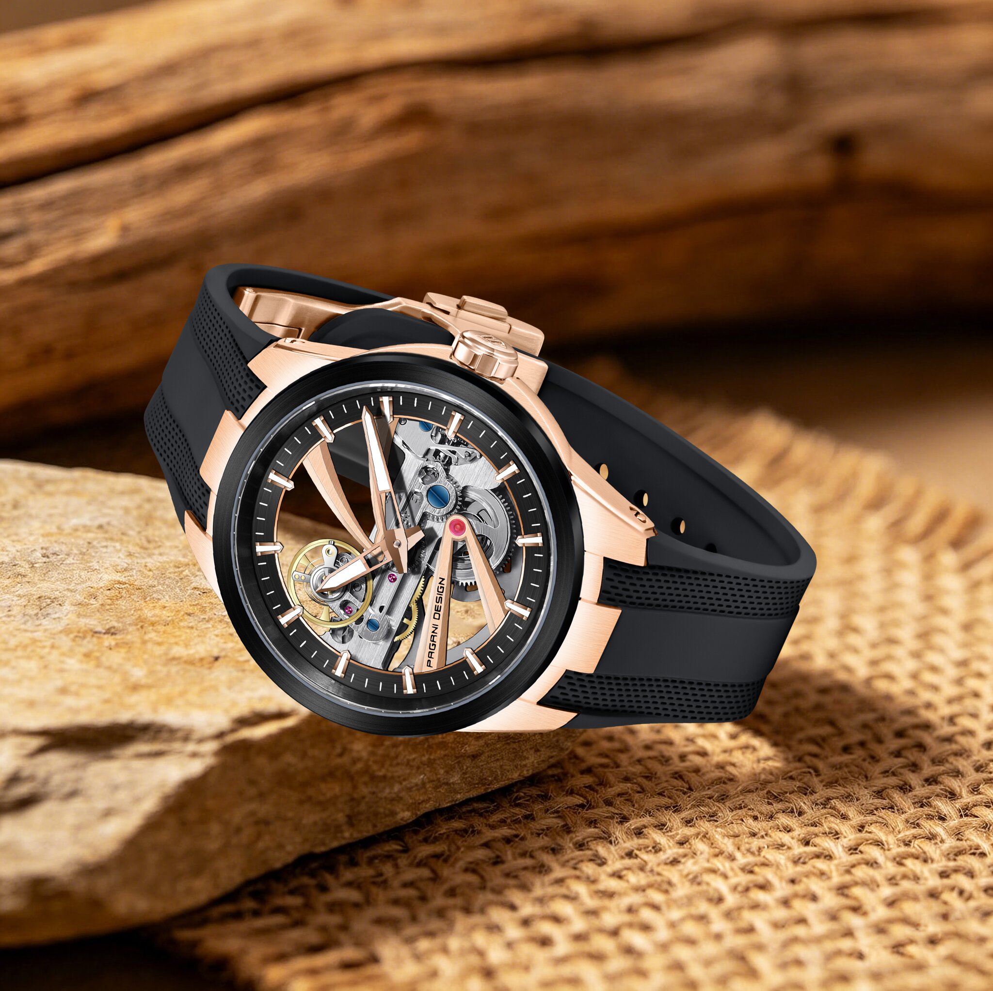 PAGANI DESIGN Extraordinary De - Luxury Watch All Black ulasan dan harga