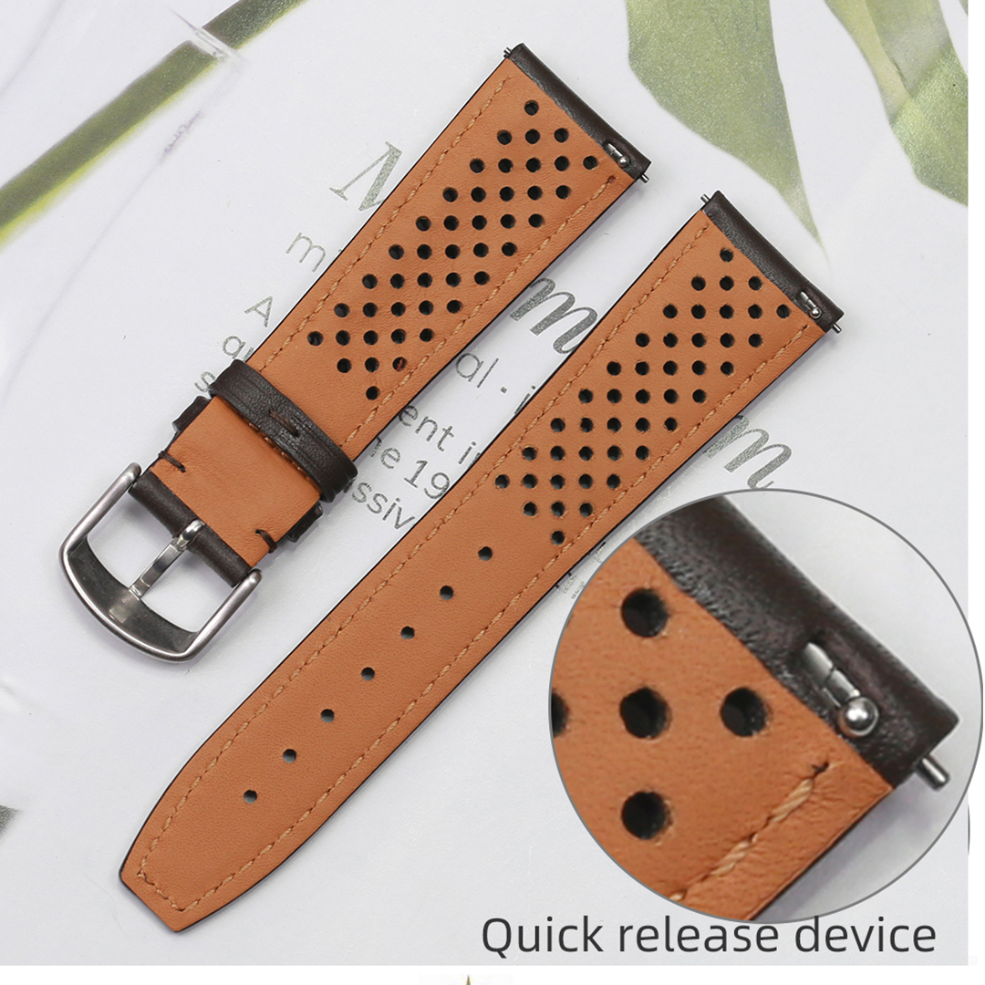 22mm Genuine Leather Watch Ban - Tag Heuer Is Luxury Watch ulasan dan harga