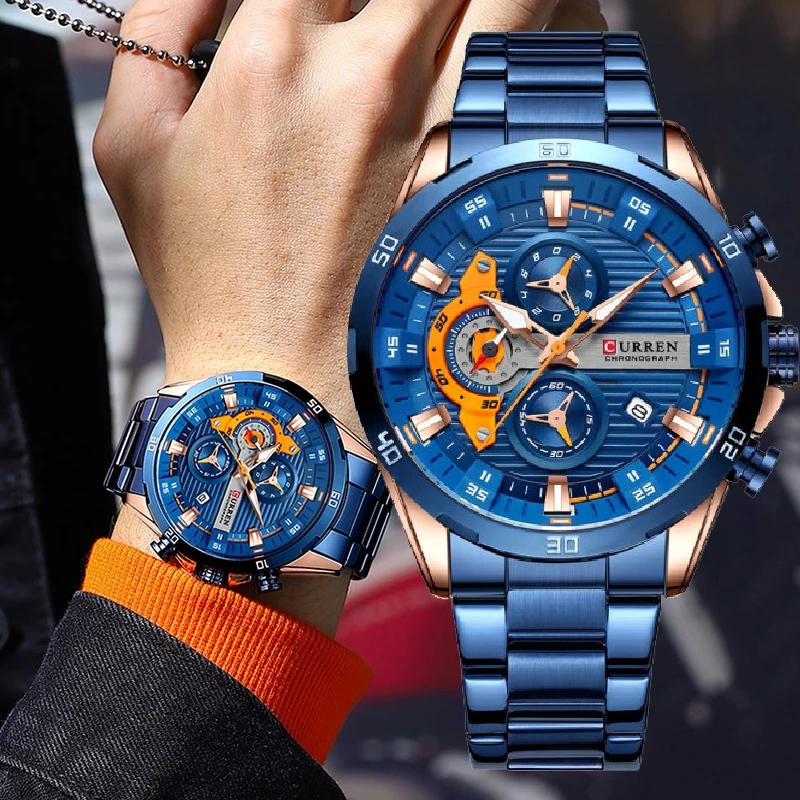 Watches For Men CURREN Man Wri - Luxury Watch Magazine ulasan dan harga