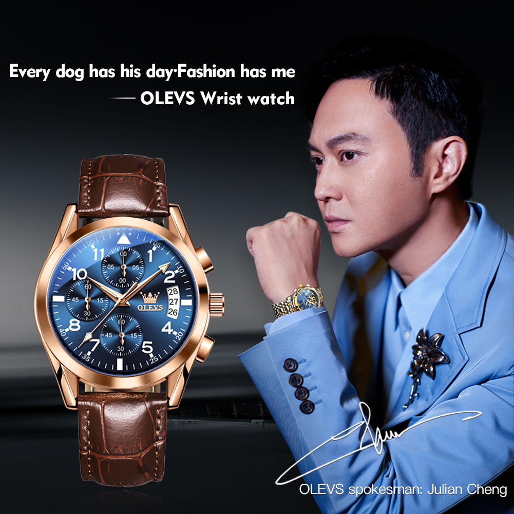 OLEVS 2878 Luxury Men's Watche - Luxury Watch Magazine ulasan dan harga