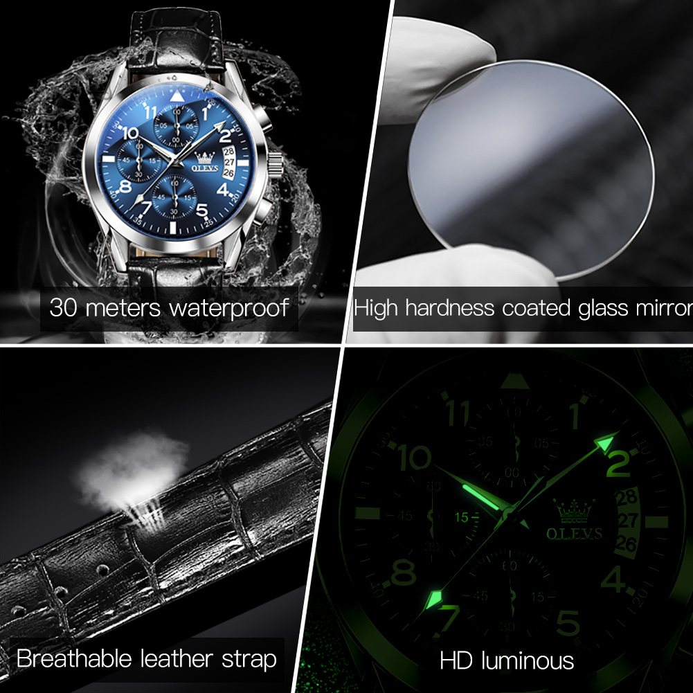 OLEVS 2878 Luxury Men's Watche - Luxury Watch Magazine ulasan dan harga