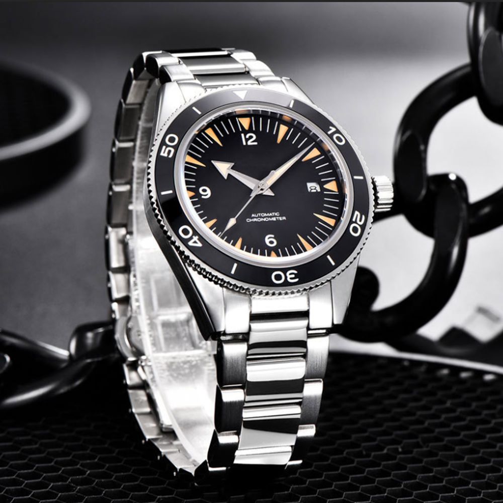 Custom Logo NH35 Movement Watc - Luxury Watch Safe ulasan dan harga