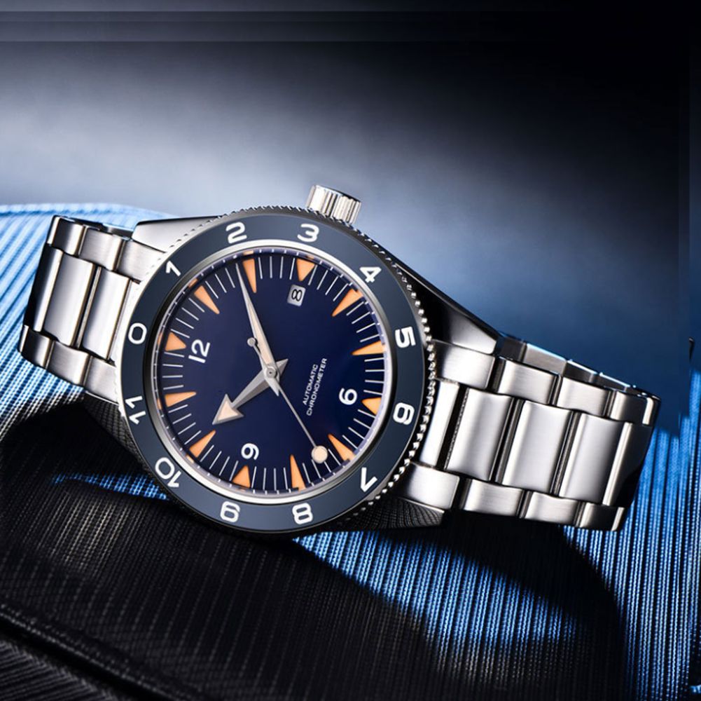 Custom Logo NH35 Movement Watc - Luxury Watch Safe ulasan dan harga