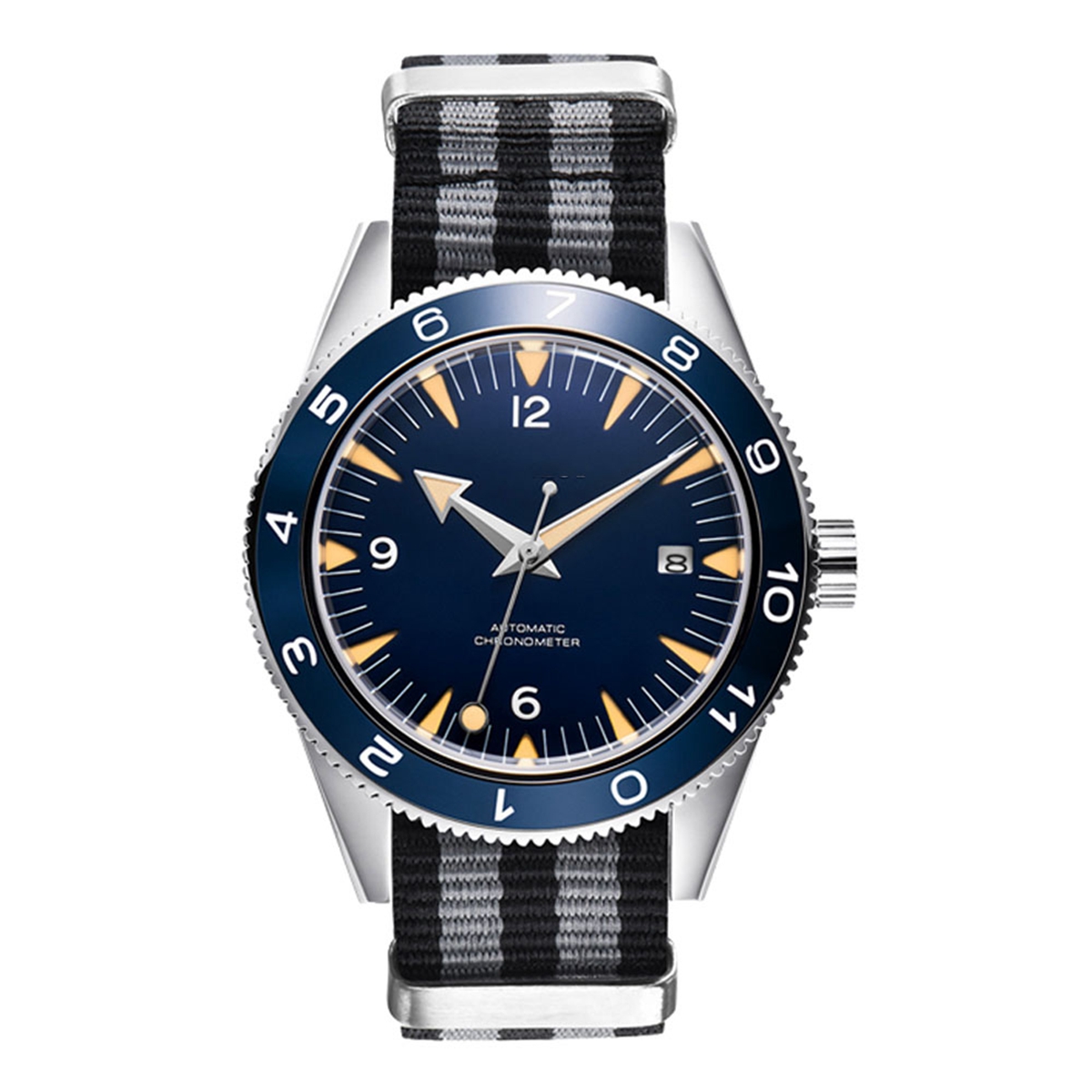 Custom Logo NH35 Movement Watc - Luxury Watch Safe ulasan dan harga