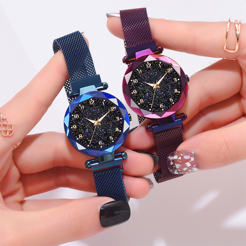 Luxury Women Watches Magnetic  - Luxury Watch Moon Phase ulasan dan harga
