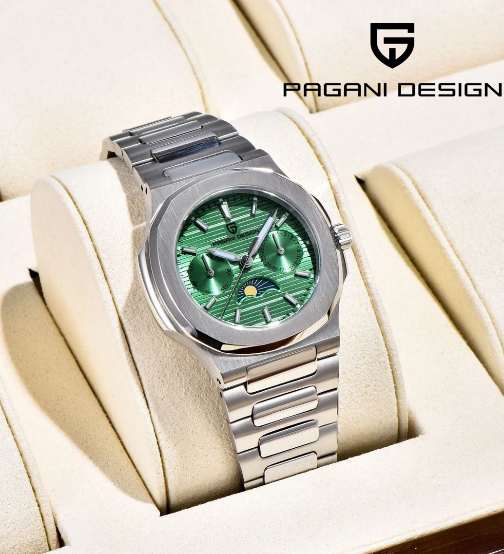 PAGANI DESIGN PD-1786 Quartz W - Luxury Watch Moon Phase ulasan dan harga