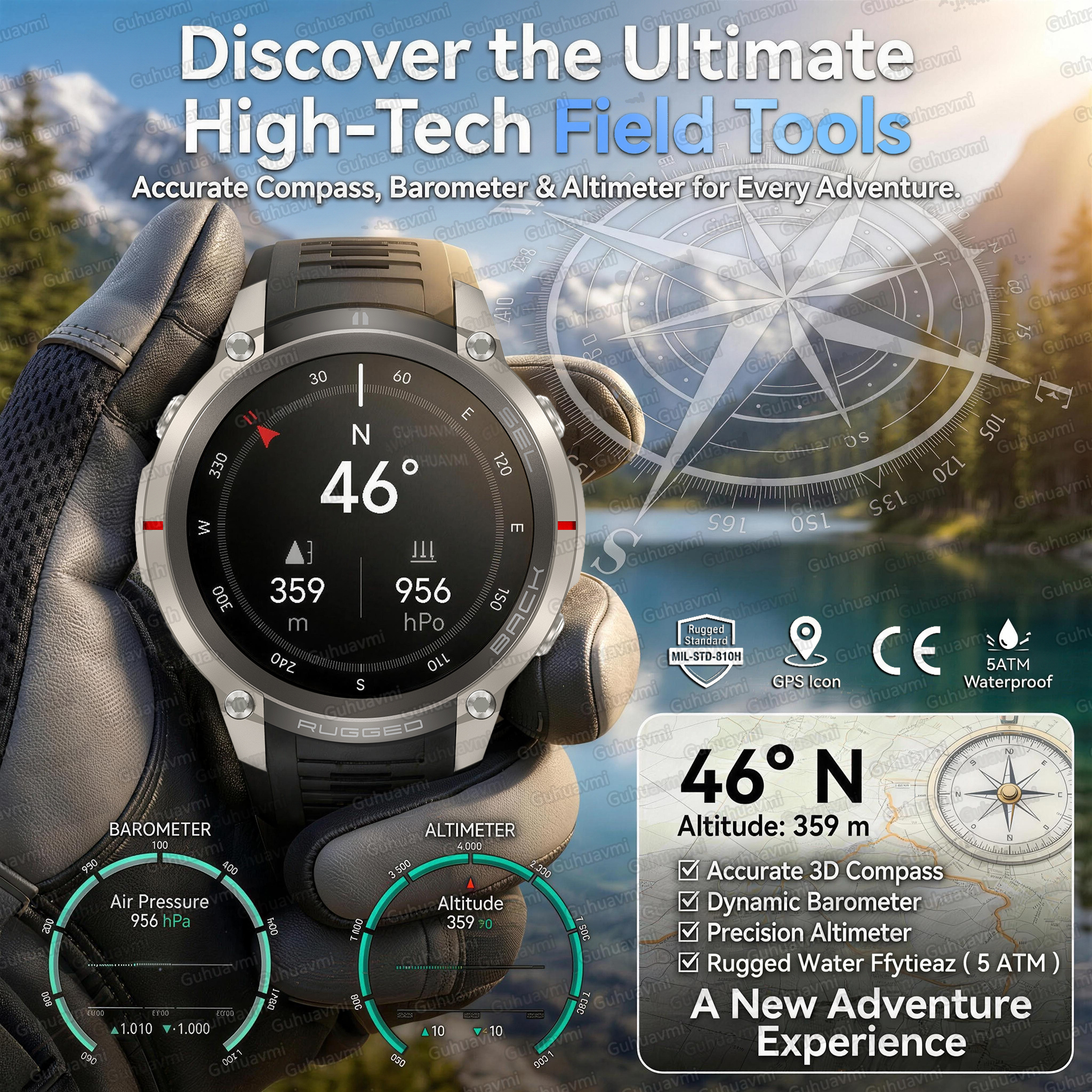 2026 New TANK Ultra GPS Smart  - Gmt Dual Timezone Watch ulasan dan harga