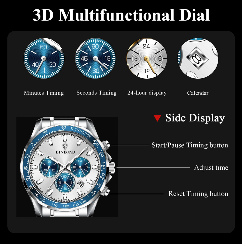 Sports New Men Chornograph Wat - Luxury Watch Magazine ulasan dan harga