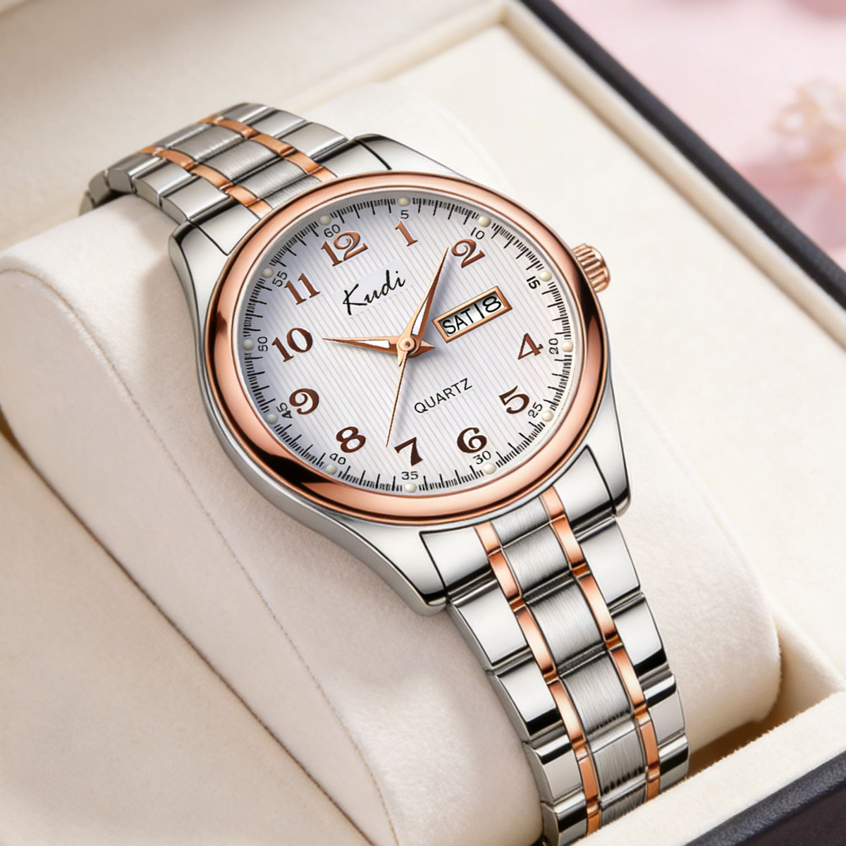 Business trend girls watch ste - Luxury Watch Moon Phase ulasan dan harga