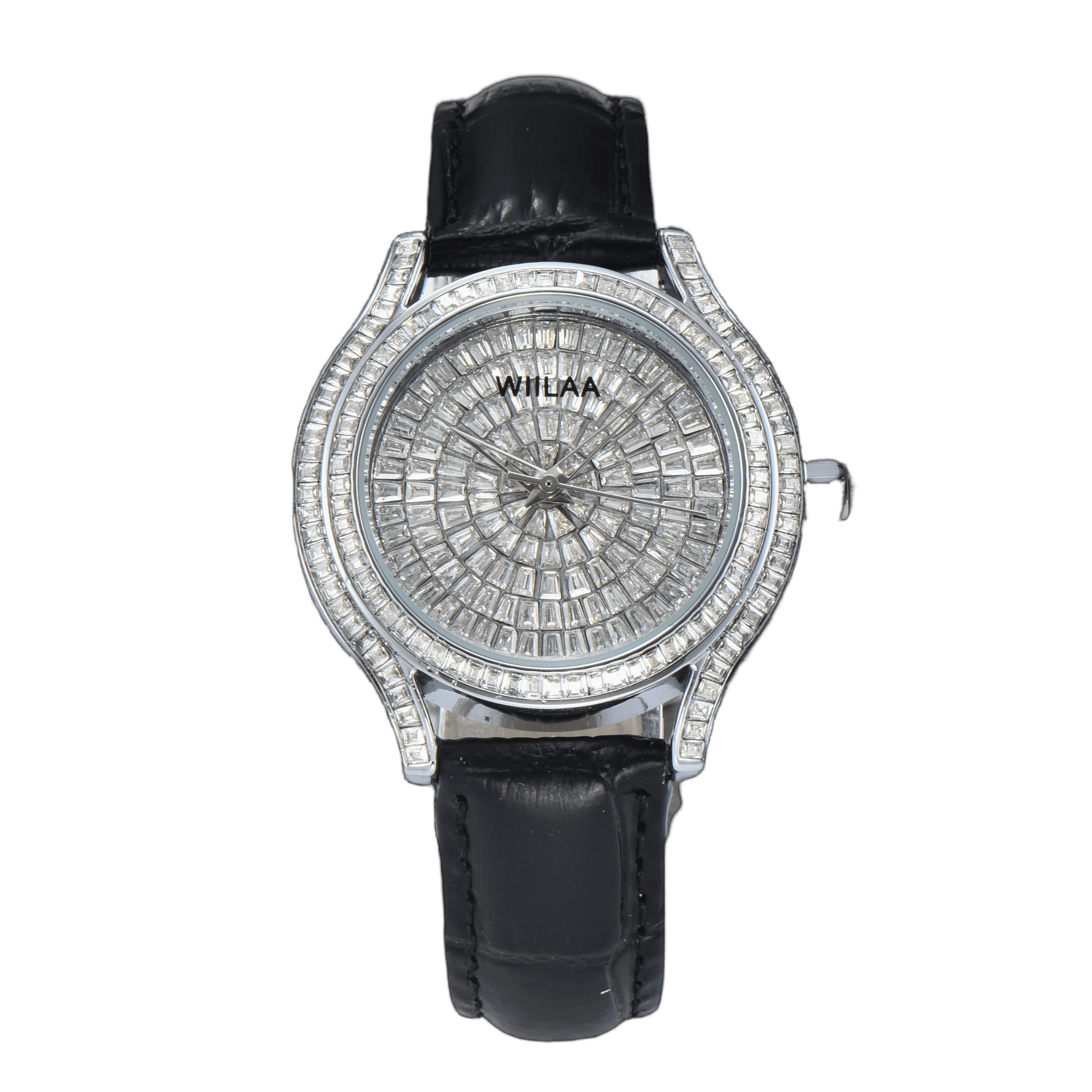 WIILAA Luxury Women's Crystal  - Luxury Watch All Black ulasan dan harga