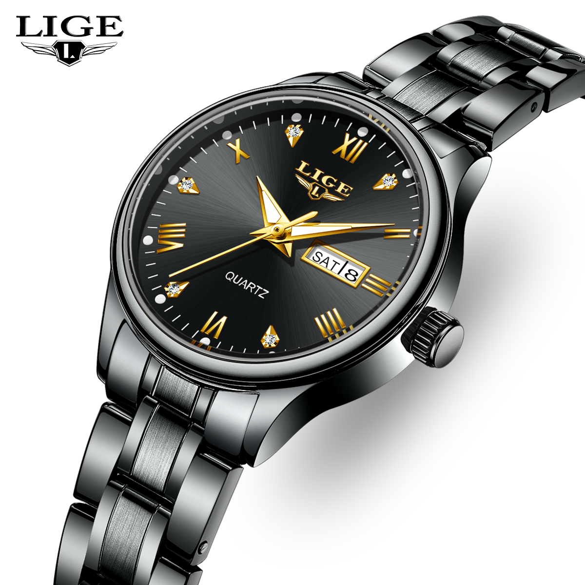 LIGE Top Band Woman Watch Clas - Luxury Watch For Girls ulasan dan harga