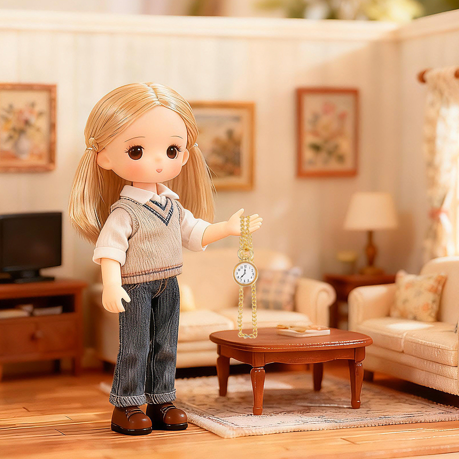 Miniature Pocket Watch Vintage - Table Watch Luxury ulasan dan harga