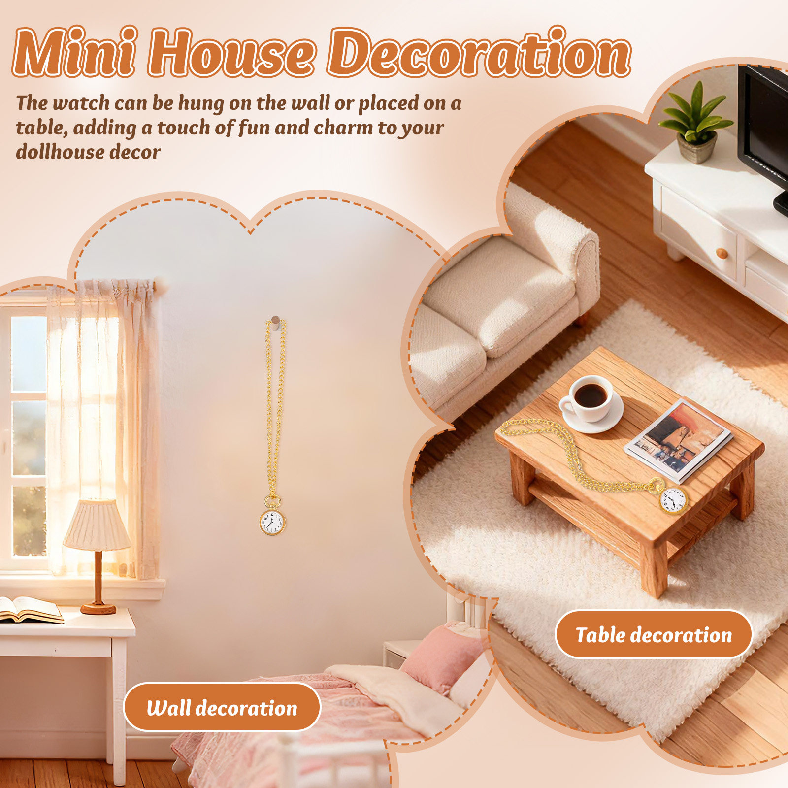 Miniature Pocket Watch Vintage - Table Watch Luxury ulasan dan harga