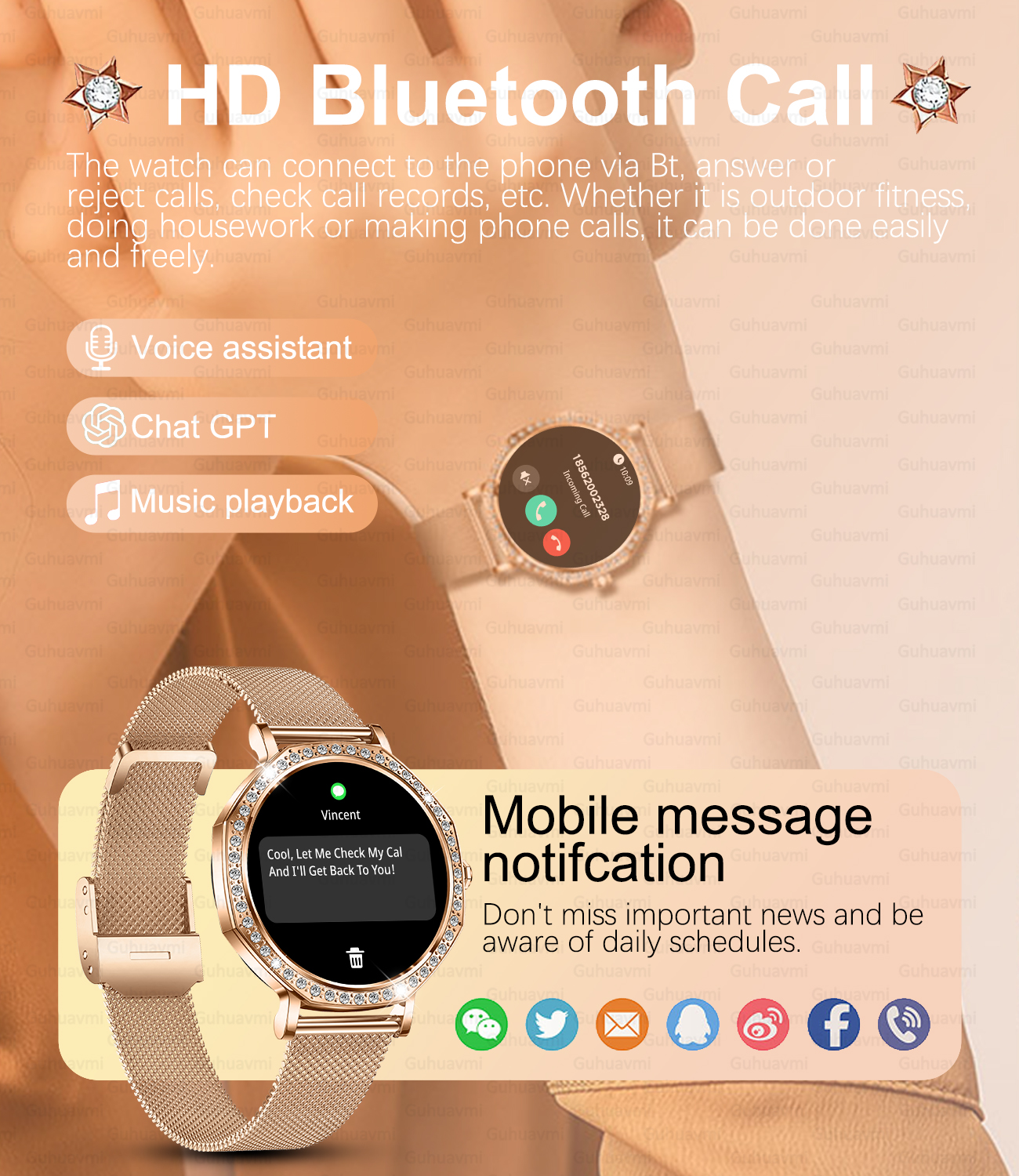 2025 New Ladies' Fashion Smart - Luxury Watch In The World ulasan dan harga