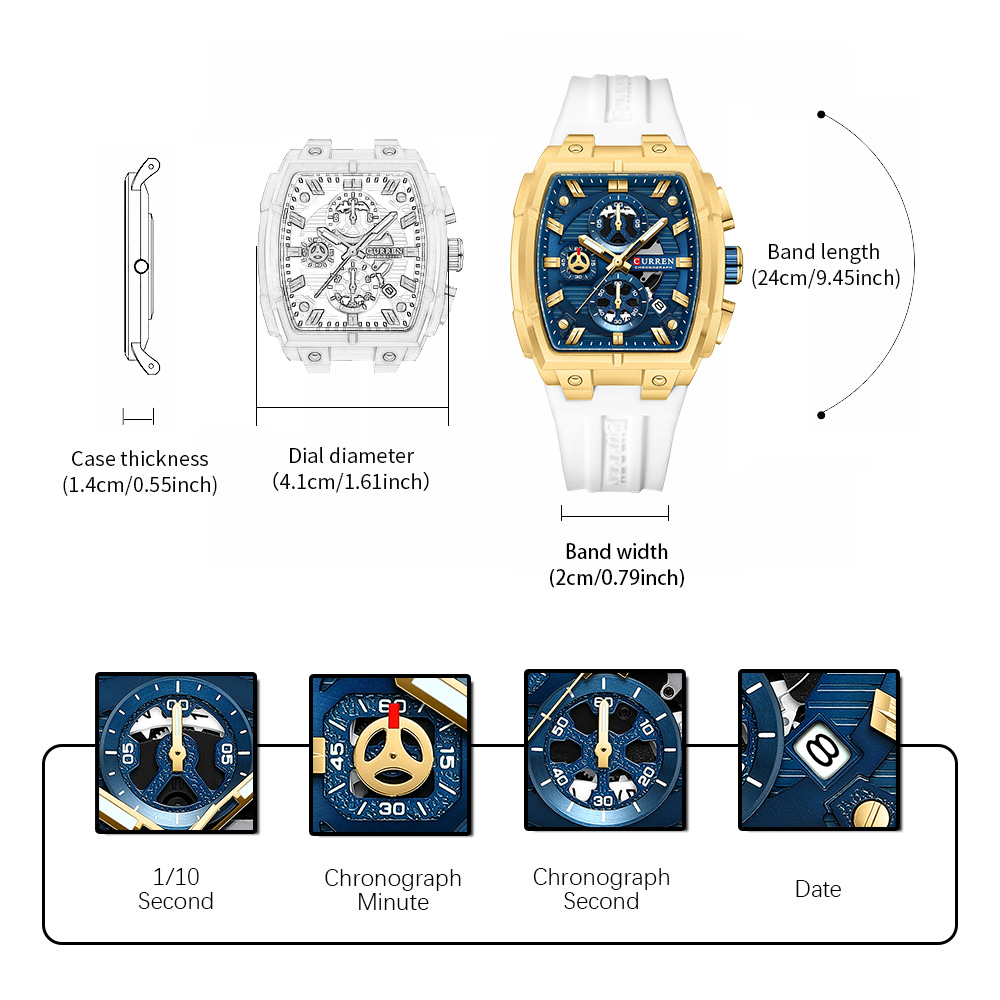 CURREN Luxury Vintage Watch fo - Luxury Watch And Bracelet ulasan dan harga