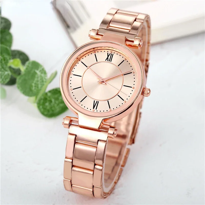 Luxury Rose Gold Stainless Ste - Luxury Watch For Girls ulasan dan harga