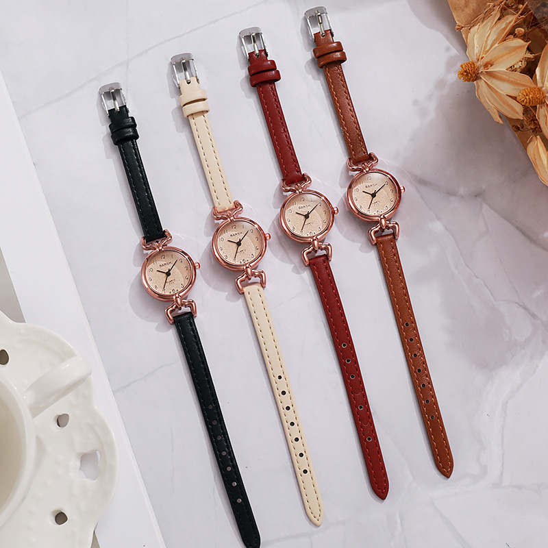 New Fashion Leather Strap Wome - Luxury Watch With Arabic Numerals ulasan dan harga