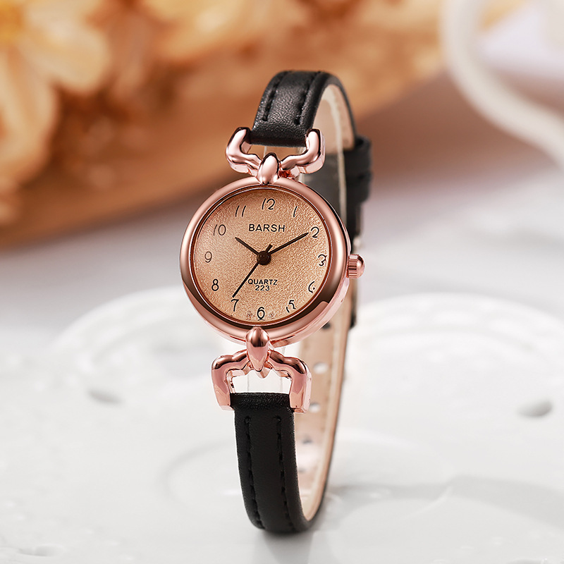 New Fashion Leather Strap Wome - Luxury Watch With Arabic Numerals ulasan dan harga