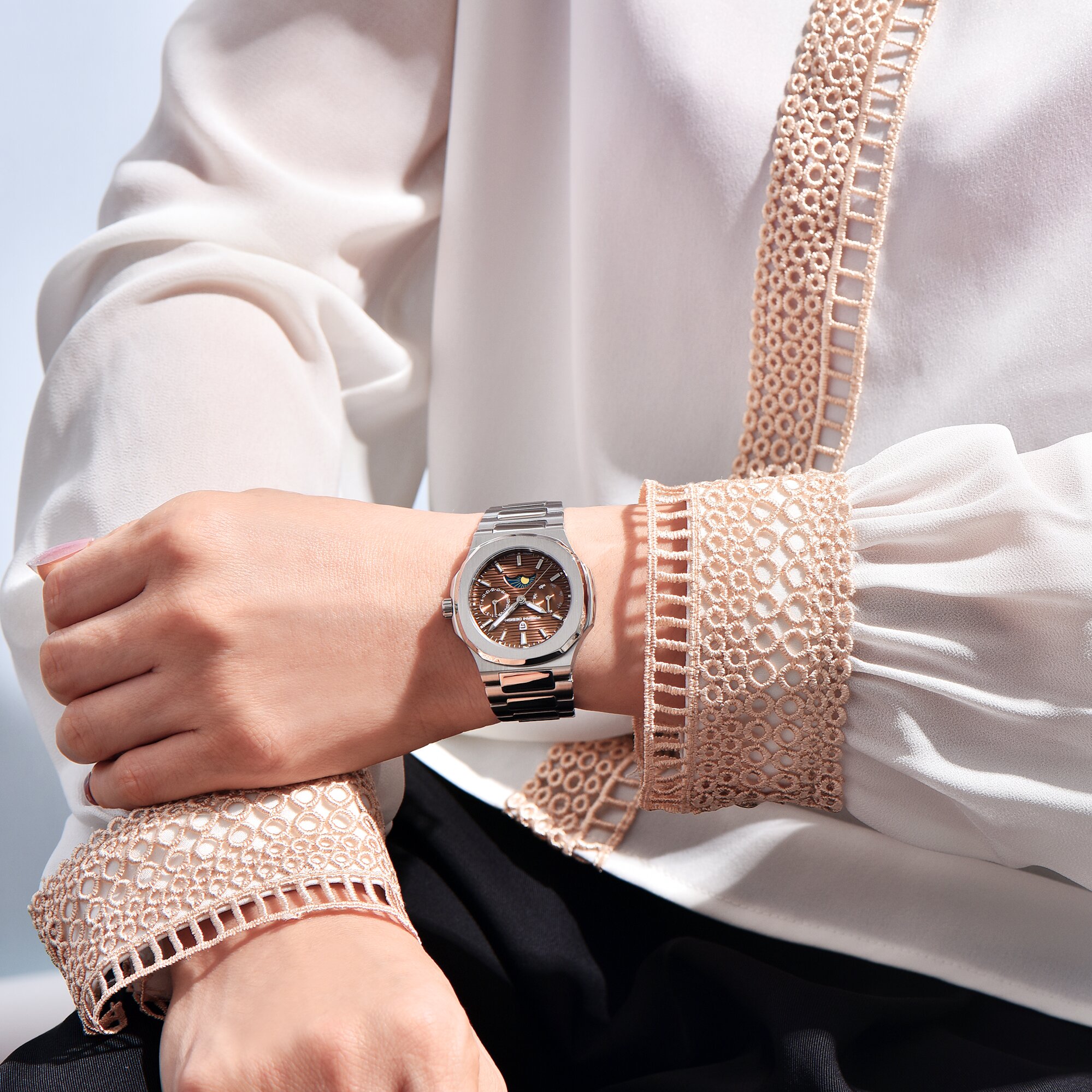 PAGANI DESIGN Simple High-End  - Luxury Watch Moon Phase ulasan dan harga
