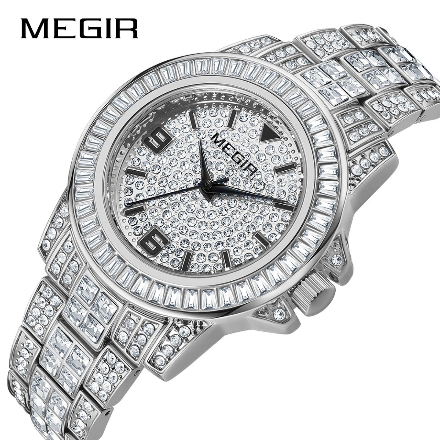 MEGIR Luxury Diamond Watches U - Luxury Watch And Bracelet ulasan dan harga