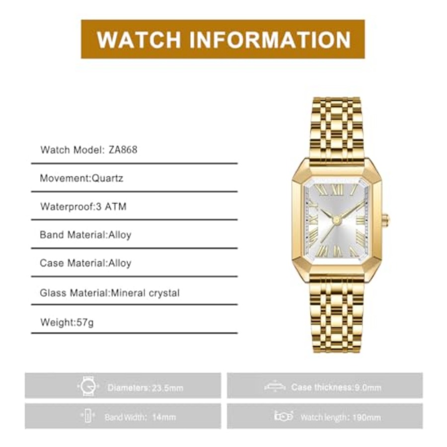 Women's Vintage Watch - Roman/ - Luxury Watch With Arabic Numerals ulasan dan harga
