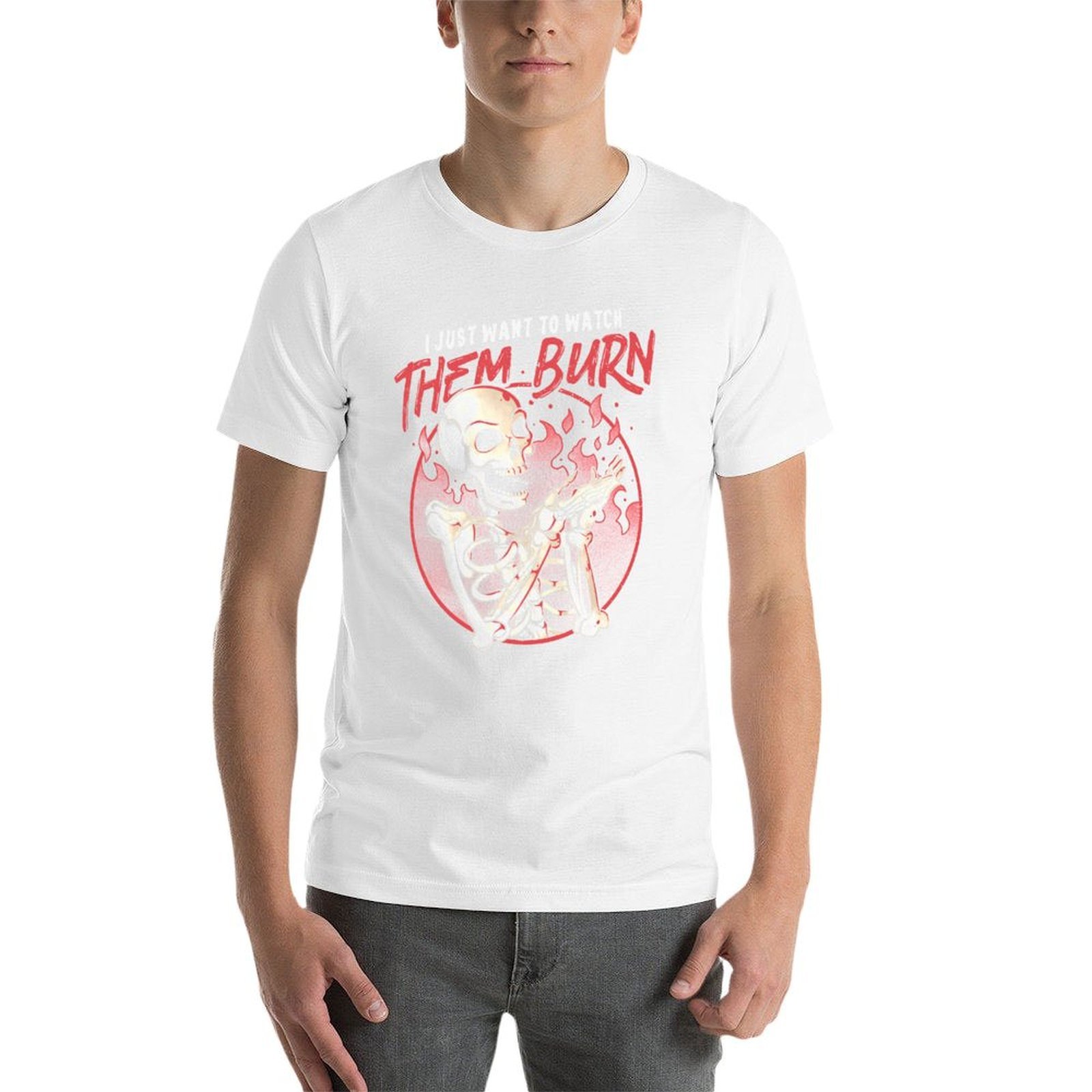 Watch Them Burn Skull Funny Gi - Luxury Watch In China ulasan dan harga