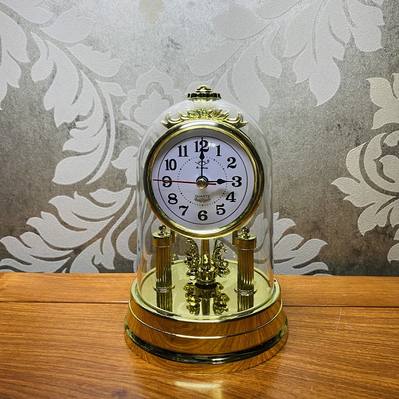 Luxury Gold Table Clock Silent - Table Watch Luxury ulasan dan harga