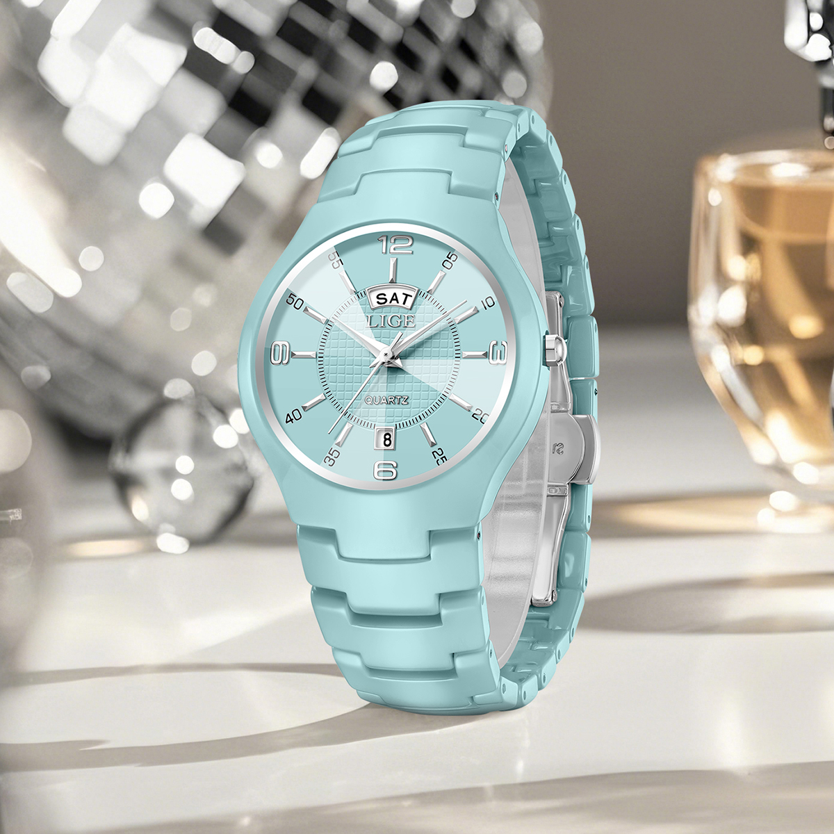 LIGE Luxury Elegant Quartz Wom - Luxury Watches ulasan dan harga