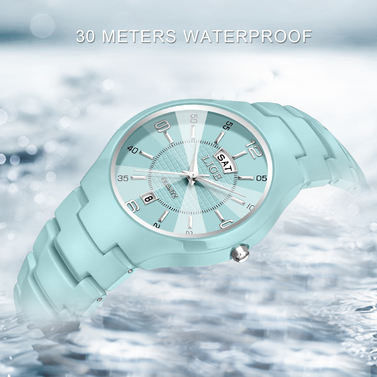 LIGE Luxury Elegant Quartz Wom - Luxury Watches ulasan dan harga