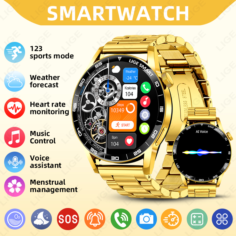 LIGE Luxury Smart Watch For Ma - Luxury Watch In The World ulasan dan harga
