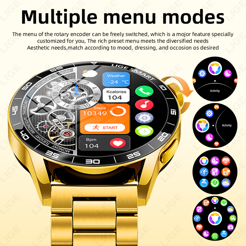 LIGE Luxury Smart Watch For Ma - Luxury Watch In The World ulasan dan harga