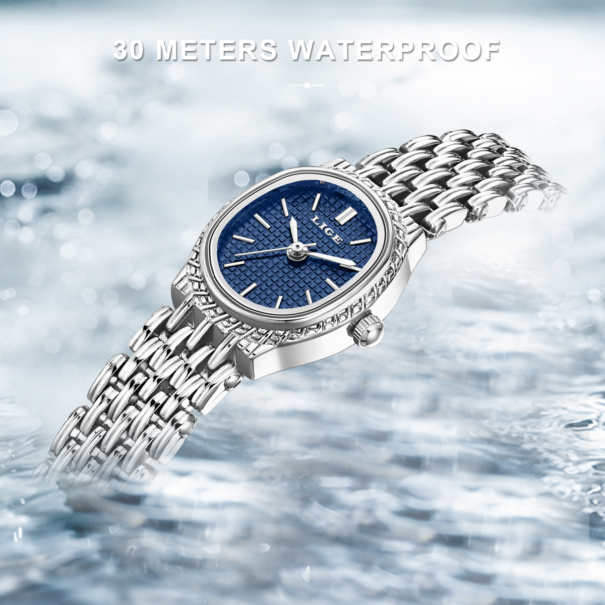 LIGE Fashion Luxury Quartz Wom - Luxury Watches ulasan dan harga