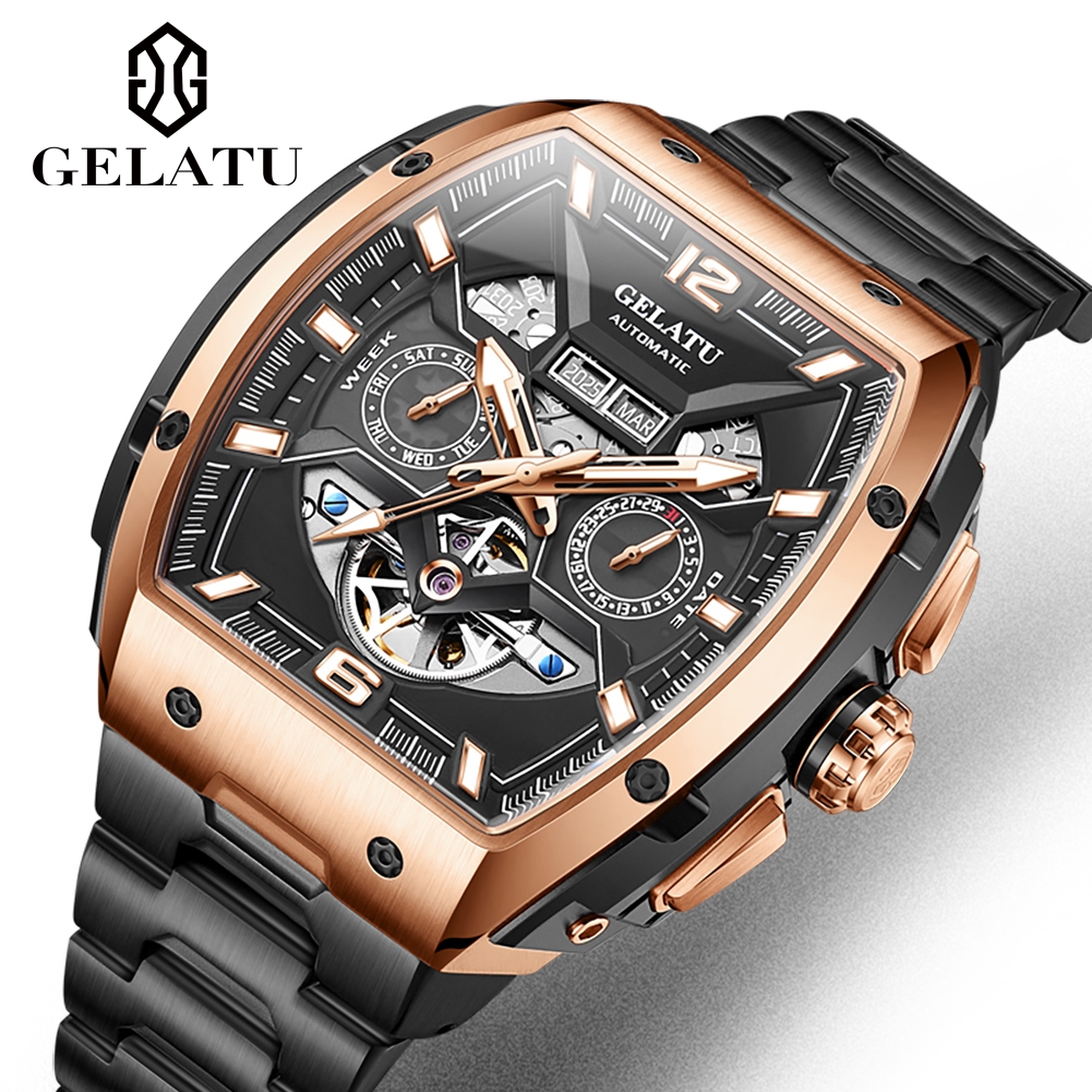 Reloj Hombre Watches Mens GELA - Luxury Watch All Black ulasan dan harga