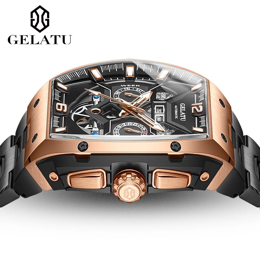 Reloj Hombre Watches Mens GELA - Luxury Watch All Black ulasan dan harga