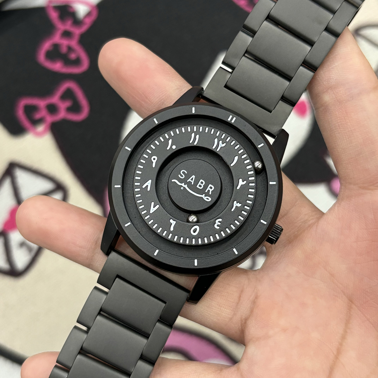 Sabr Arabic Numerals Men's Qua - Luxury Watch With Arabic Numerals ulasan dan harga