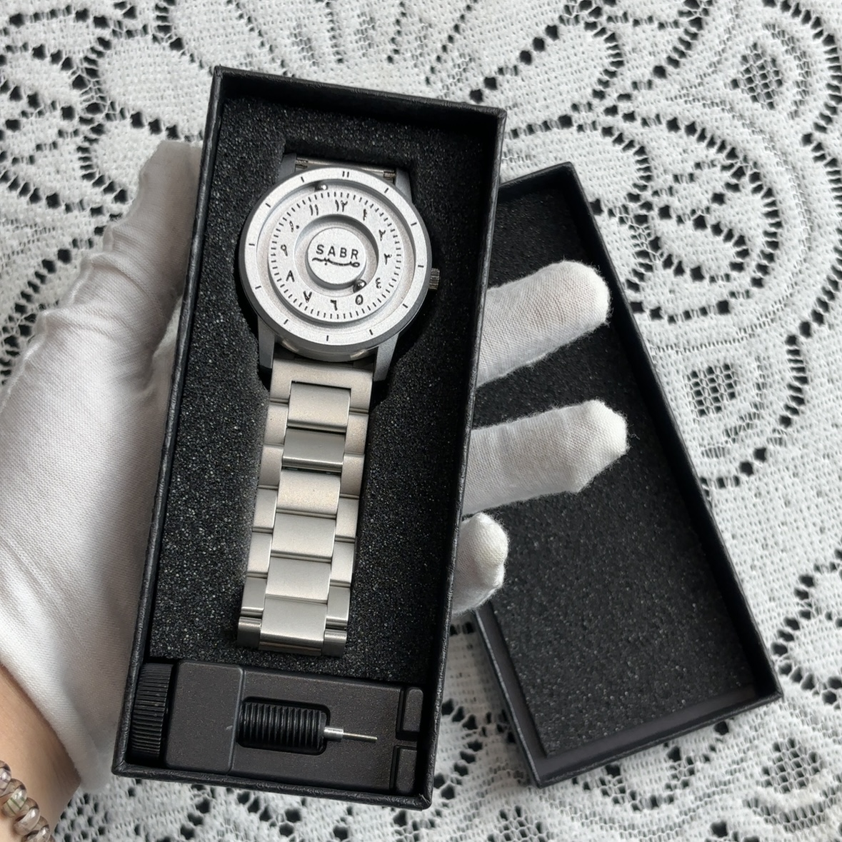 Sabr Arabic Numerals Men's Qua - Luxury Watch With Arabic Numerals ulasan dan harga