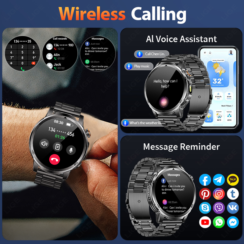 LIGE Military Grade 1000mAh Ba - Luxury Watch In The World ulasan dan harga