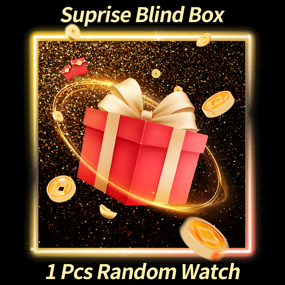 1PC Surprise Mystery Watch Bli - Luxury Watches ulasan dan harga