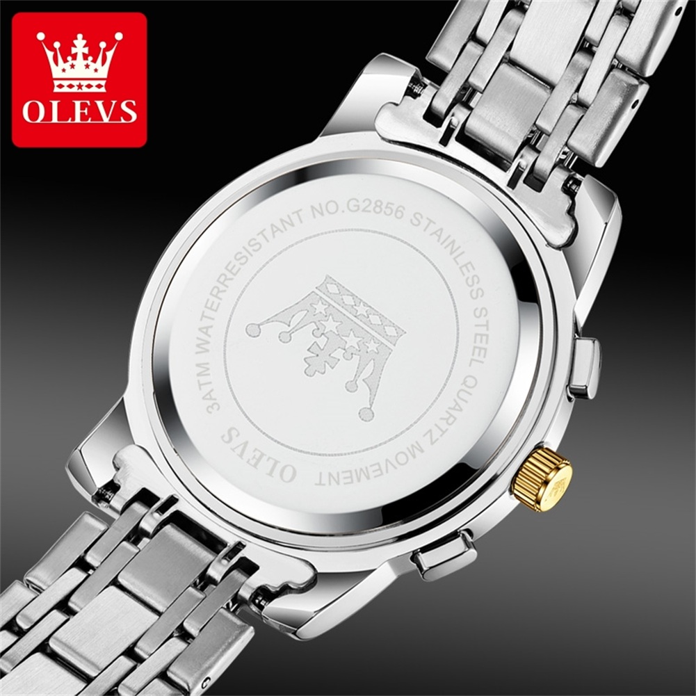 OLEVS 2856 Brand original auth - Luxury Watch Moon Phase ulasan dan harga