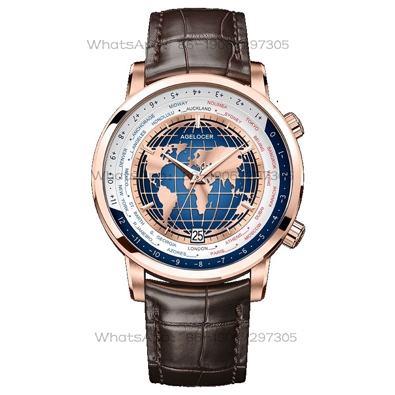 AGELOCER Original World Time L - Luxury Watch In The World ulasan dan harga